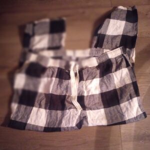 Black and White Checkered Pants